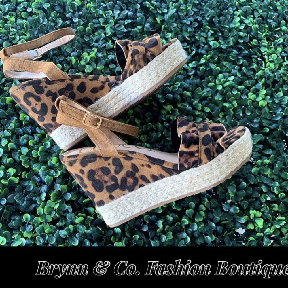 Leopard Summer 🌴☀️Wedges